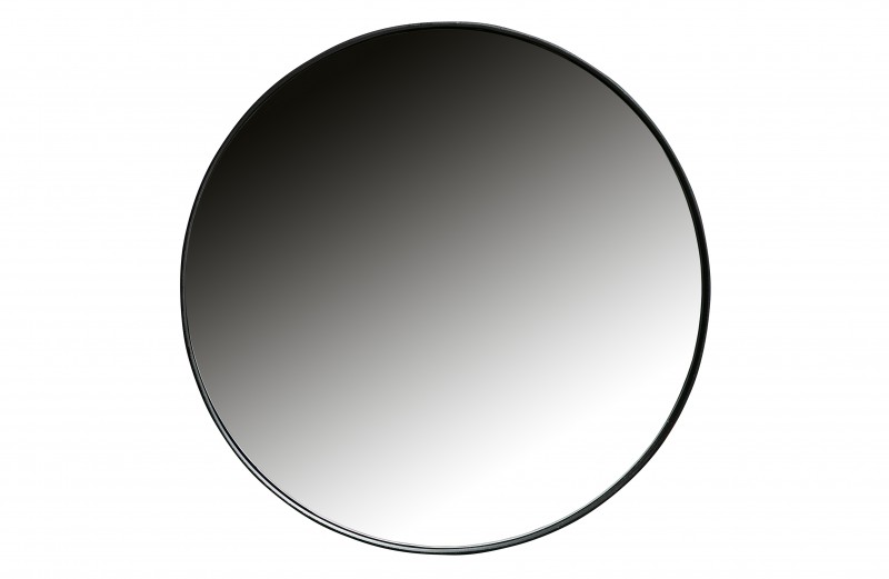 ROUND MIRROR METAL BLACK 50